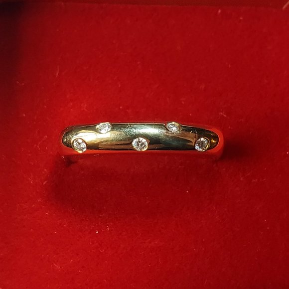 Beautiful 18K white gold diamond ring. - Picture 6 of 11